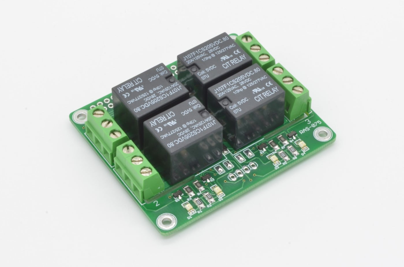BC Robotics 4-Channel Relay HAT